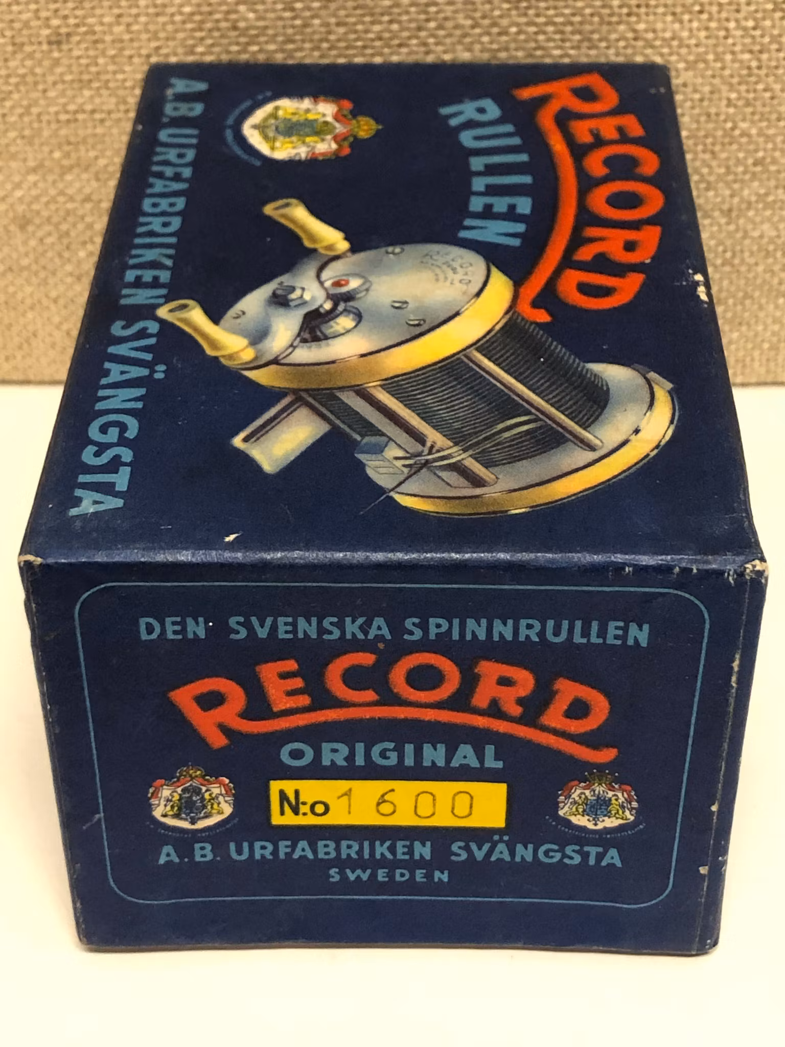 FISKERULLE, Record no. 1600, A.B. Urfabriken Svängsta.