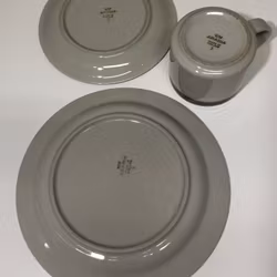 KAFFEKOPP, FAT, ASSIETT,  "Karelia", Anja Jaatinen-Windquist, Arabia.