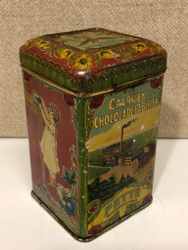 BURK, plåt, Zuivere Cacao, Pette Holland, Hofleverancier, 1900-talets början.