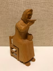 Copy SCULPTURE, wood, "Coffee Slurp" Paul Forsgren, Torrböle Nordmaling.