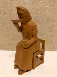 Copy SCULPTURE, wood, "Coffee Slurp" Paul Forsgren, Torrböle Nordmaling.