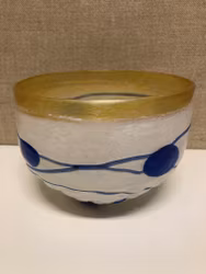 SKÅL, glas, "Galaxy Blue", Bertil Vallien, Artists Collection Kosta Boda.