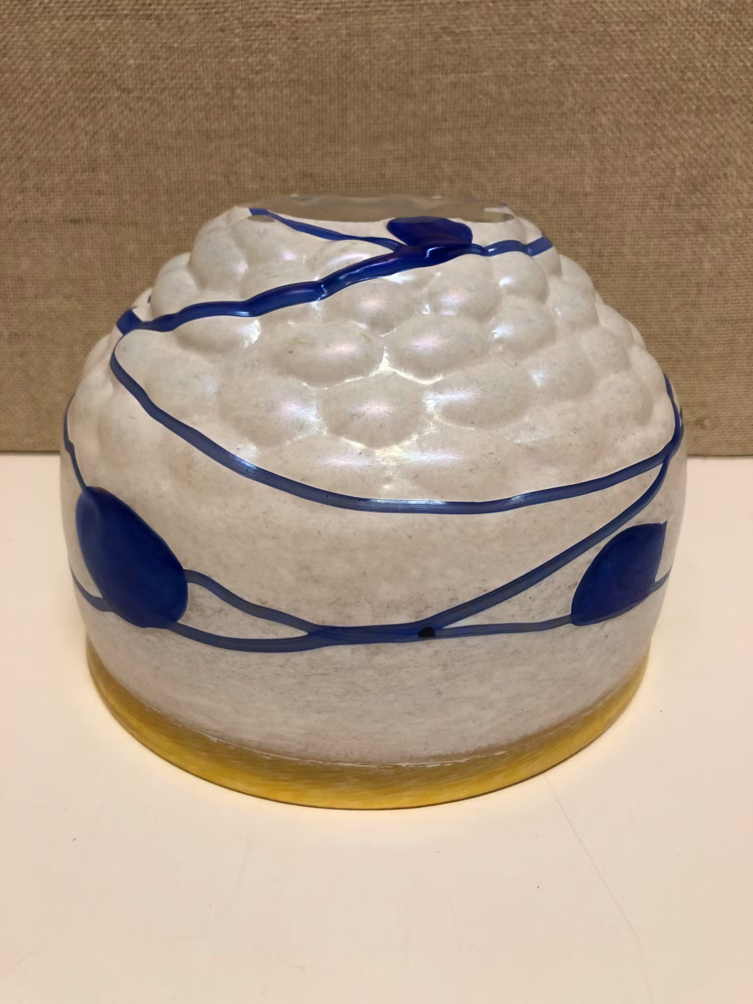 SKÅL, glas, "Galaxy Blue", Bertil Vallien, Artists Collection Kosta Boda.