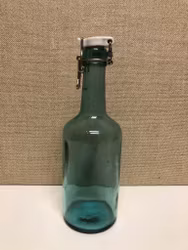 BOTTLE, glass, Årnäs, patent cork, 20th century.
