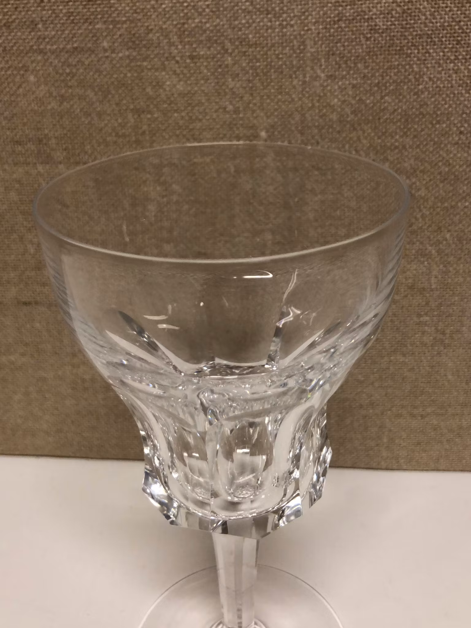 RÖDVINSGLAS" Nya Alma" Kosta, Elis Berg, kristall, 1900-tal.