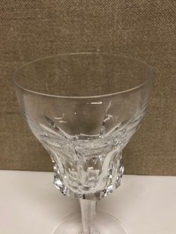 RÖDVINSGLAS" Nya Alma" Kosta, Elis Berg, kristall, 1900-tal.
