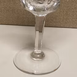 WHITE WINE GLASS "Nya Alma" Kosta, Elis Berg, crystal, 20th century.