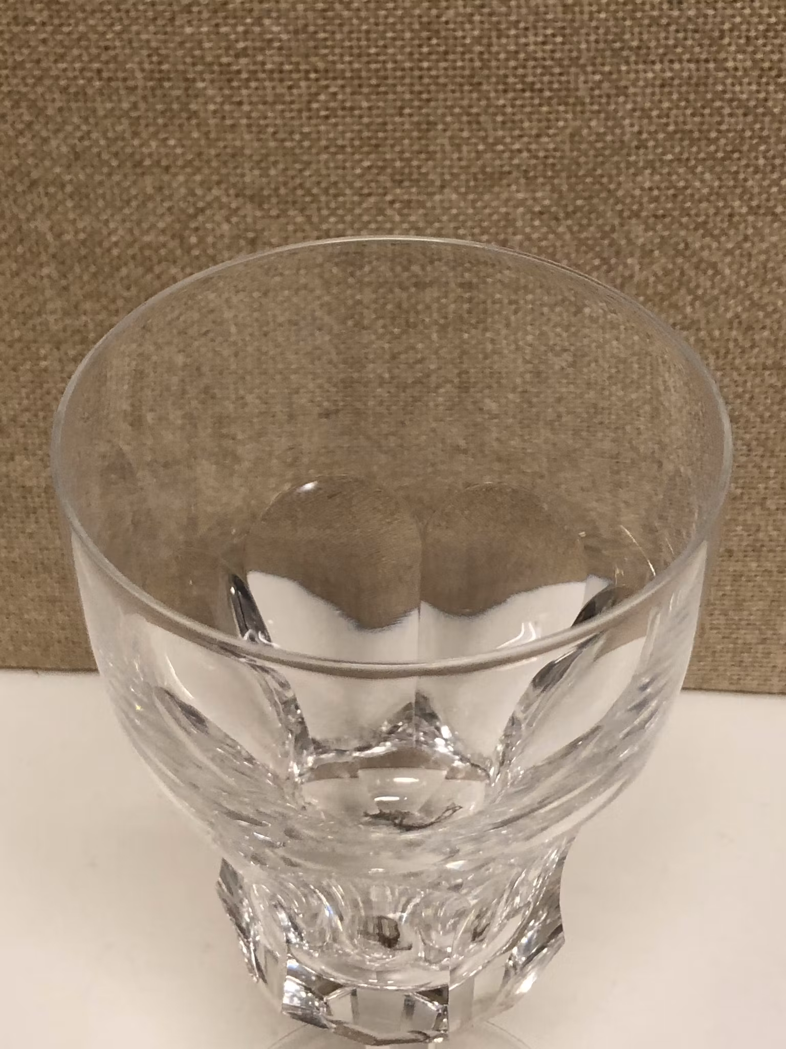 VITVINSGLAS "Nya Alma" Kosta, Elis Berg, kristall, 1900-tal.