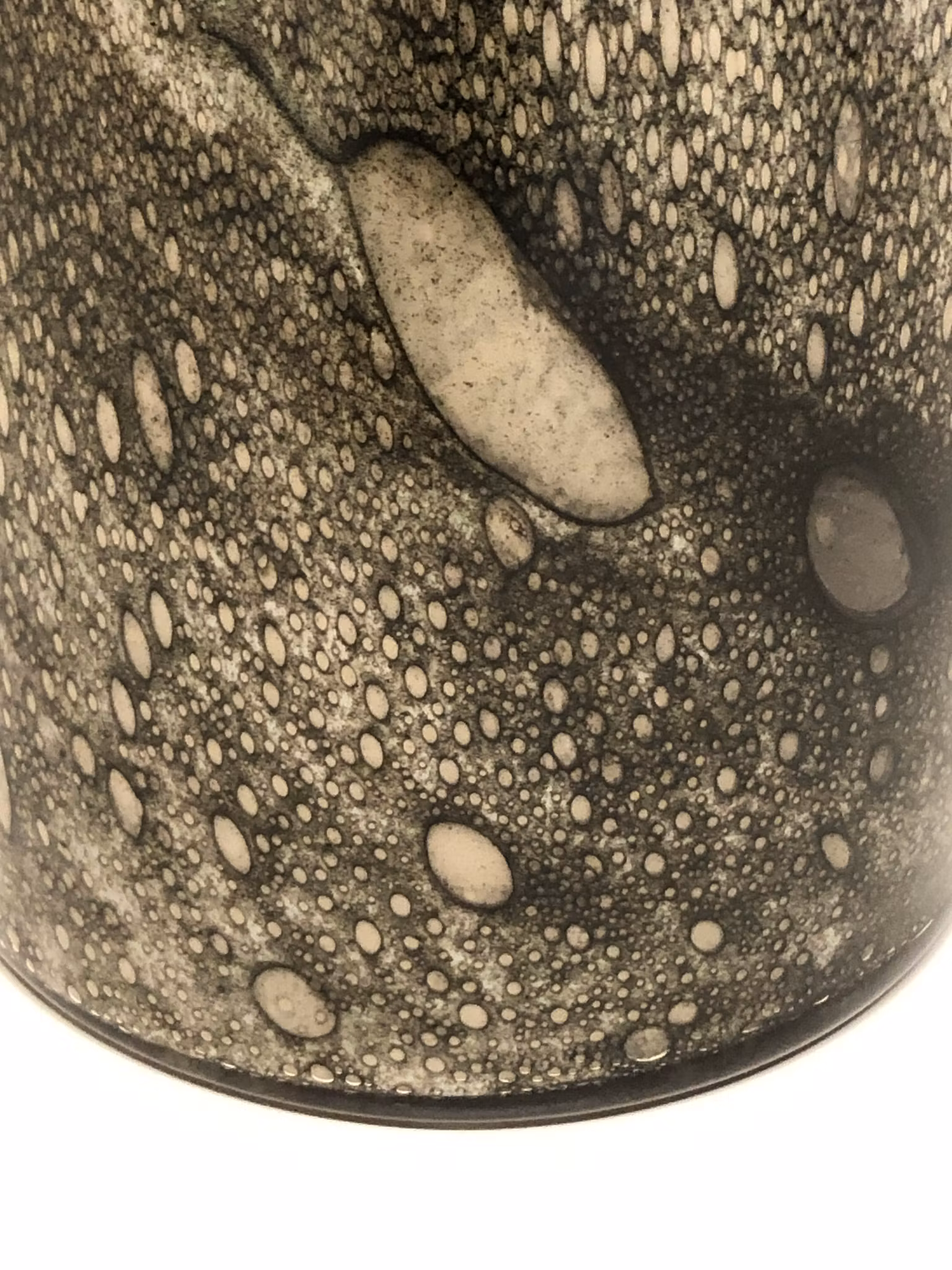 BORDSLAMPA, glas, HB Lysia Falun, 1900-talets andra hälft.