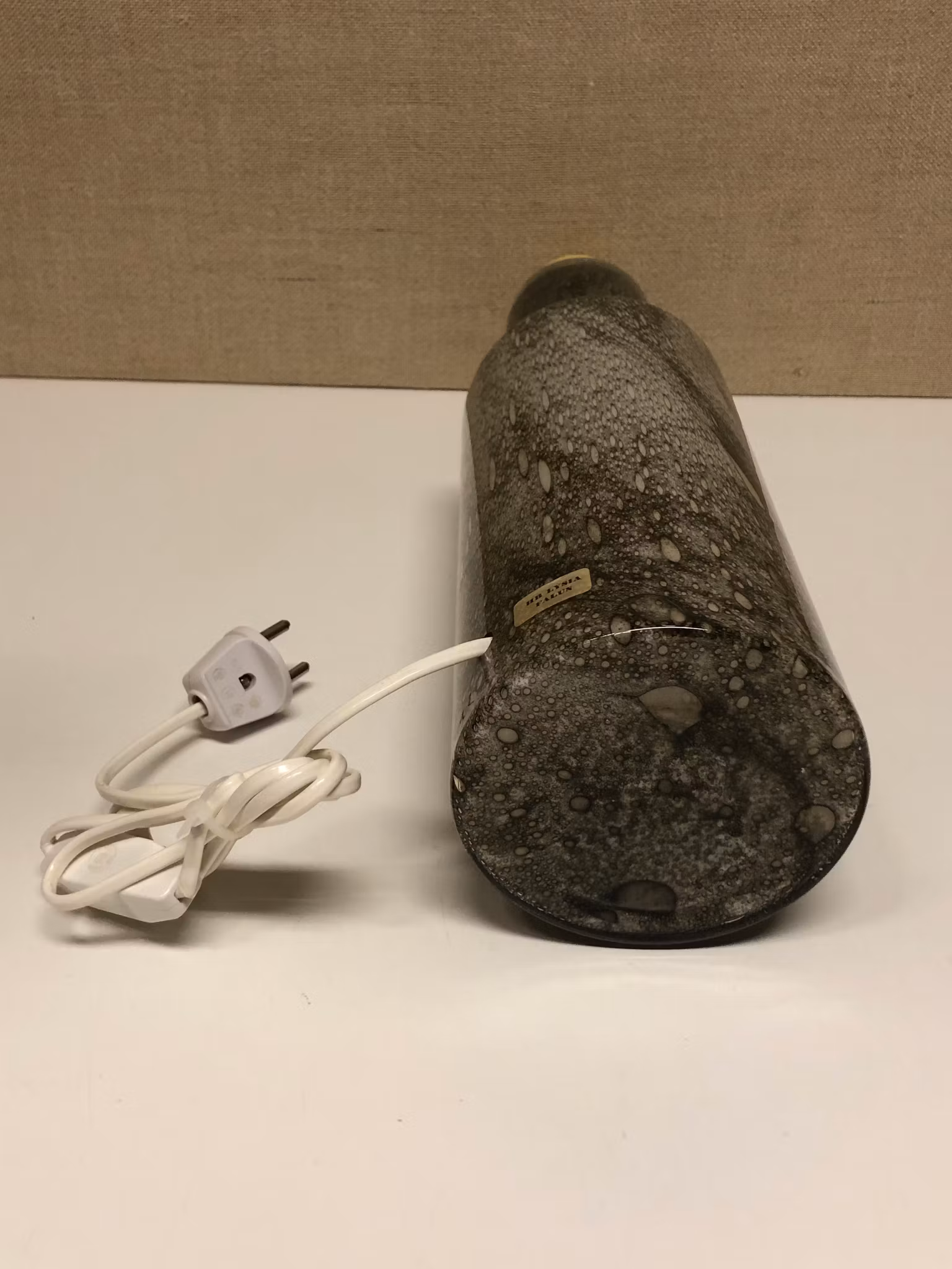 BORDSLAMPA, glas, HB Lysia Falun, 1900-talets andra hälft.