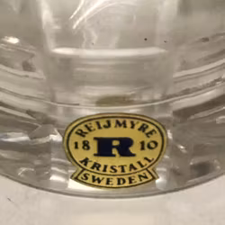 WHISKYGLAS, kristall, K-333, Paul Kedelv, Reijmyre.