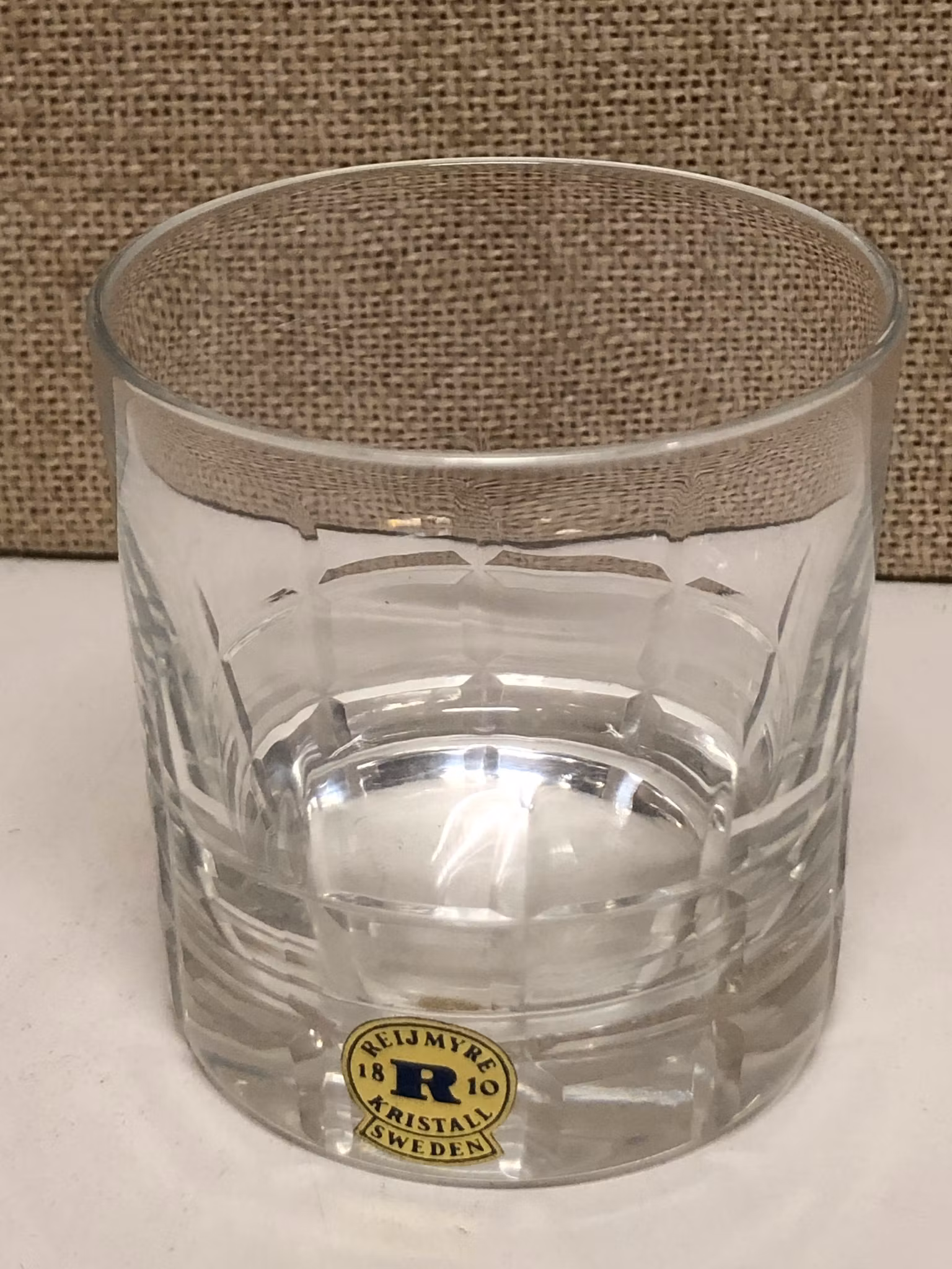 WHISKYGLAS, kristall, K-333, Paul Kedelv, Reijmyre.