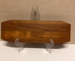 TRAY, teak, 1950s/60s.