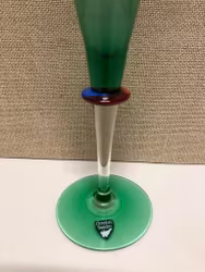 ERIKA LAGERBIELKE. Champagne glass, "Pepperoni", Orrefors.