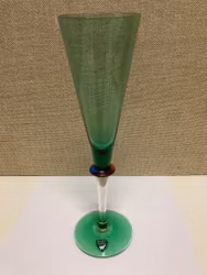 ERIKA LAGERBIELKE. Champagne glass, "Pepperoni", Orrefors.