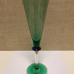 ERIKA LAGERBIELKE. Champagneglas, "Pepperoni", Orrefors.