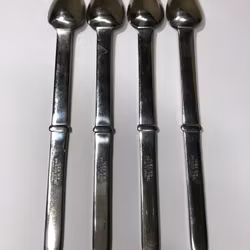 DRINKING SPOONS 4 pcs. stainless steel 18/8, Ikea.