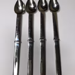 DRINKING SPOONS 4 pcs. stainless steel 18/8, Ikea.