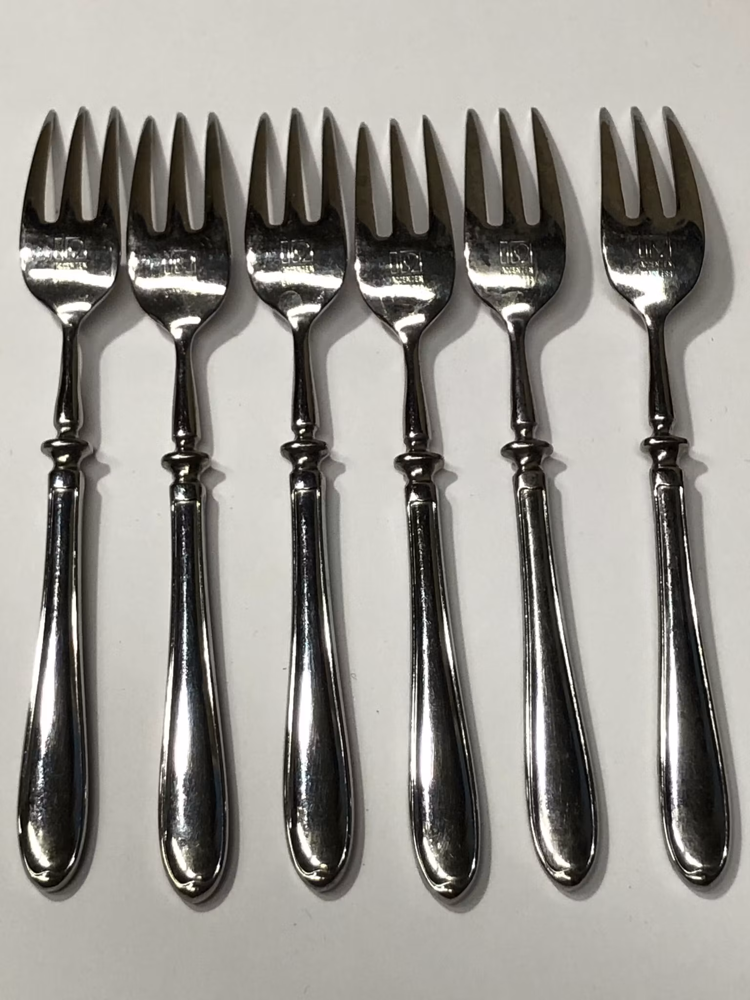 PLOCKGAFFLAR 6 st. stainless, Accenten.