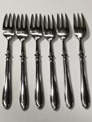 PICKING FORKS 6 pcs. stainless, Ikea, Japan.