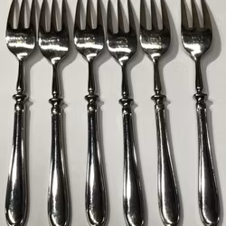 PICKING FORKS 6 pcs. stainless, Ikea, Japan.