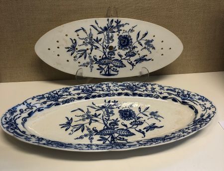 FISH DISH, porcelain, "Perl", Rörstrand
