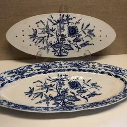 FISKFAT, porslin, " Perl ",  Rörstrand 1800-1900-tal