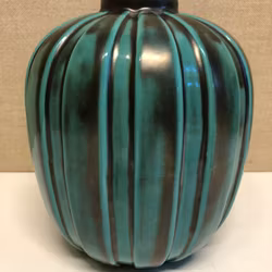 EINAR LUTERKORT. Vase, ceramic, Uppsala-Ekeby, 1930s.