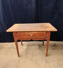 BORD, bemåd furu, allmoge, 1800-tal.