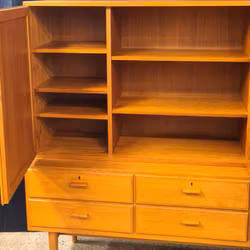 ERIK WÖRTZ. Sideboard, teak, "Prisma", Ikea, 1960-tal.