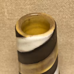 INGRID ATTEBERG. Vas, keramik, "Spiral, Uppsala Ekeby.