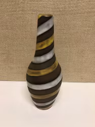 INGRID ATTEBERG. Vase, ceramic, "Spiral, Uppsala Ekeby.