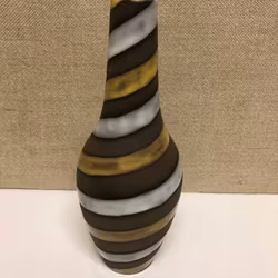 INGRID ATTEBERG. Vase, ceramic, "Spiral, Uppsala Ekeby.