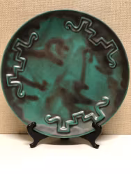 DISH, porcelain, Art Deco, 1920s/30s.
