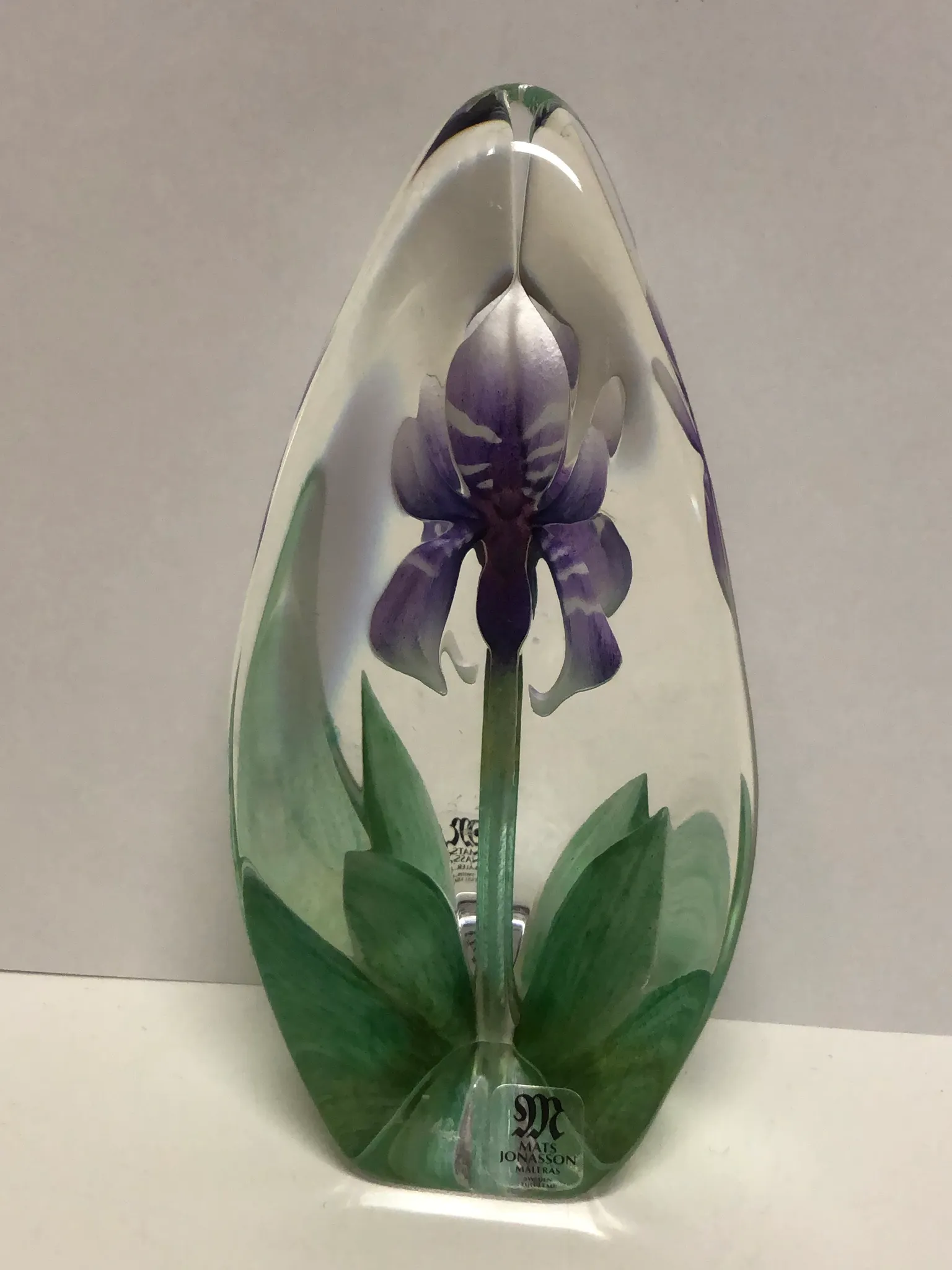 SCULPTURE, glass, Mats Jonasson, Målerås, Sweden. - Återbruket i