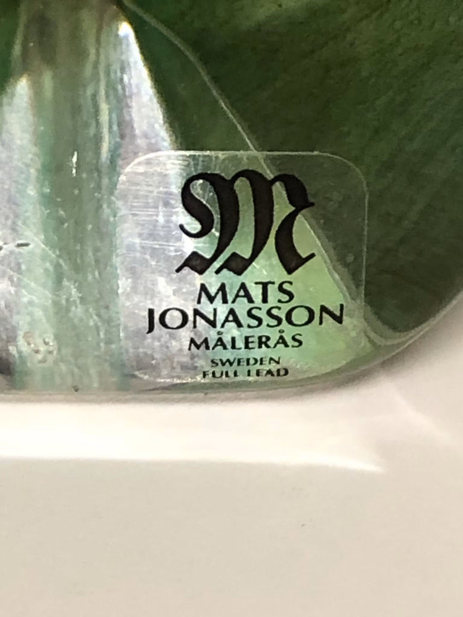 SKULPTUR, glas, Mats Jonasson, Målerås, Sweden.