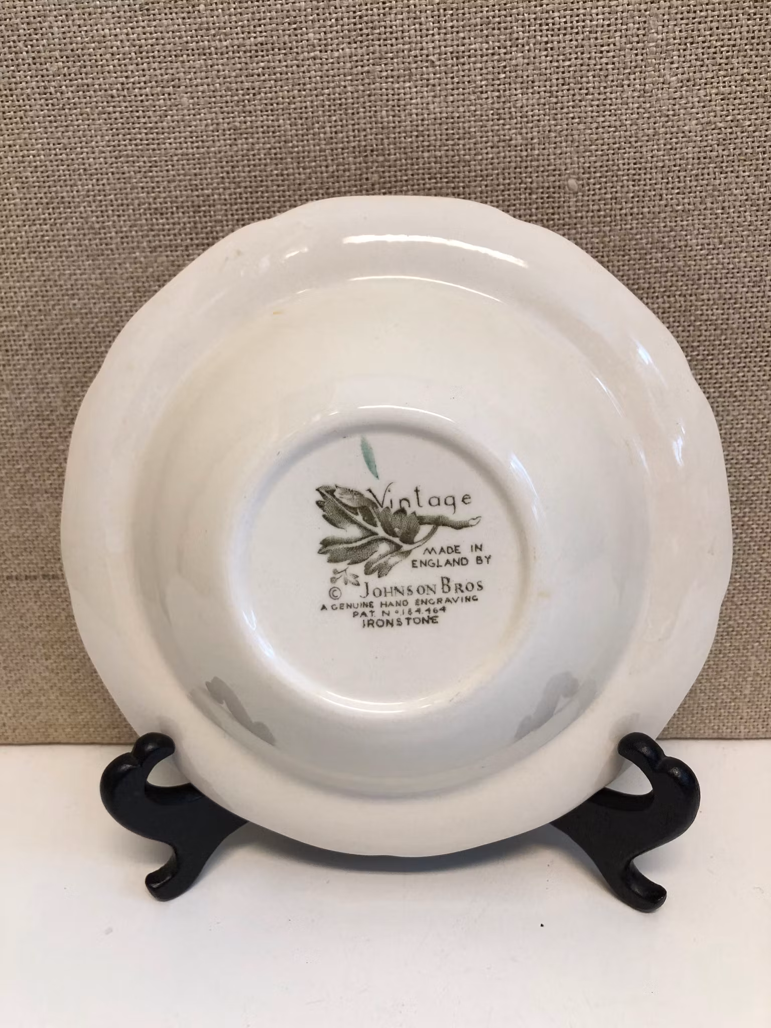 EFTERRÄTTSSKÅLAR 6 st. porslin, "Vintage", Johnson Bros, England.