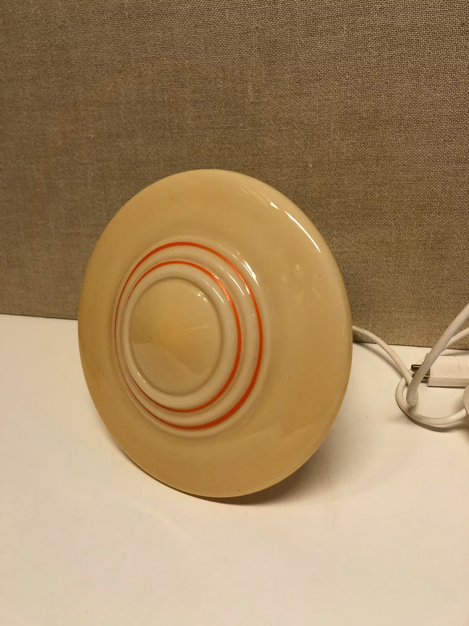 TAKLAMPA, glas/metall, Art Deco, 1930/40-tal.