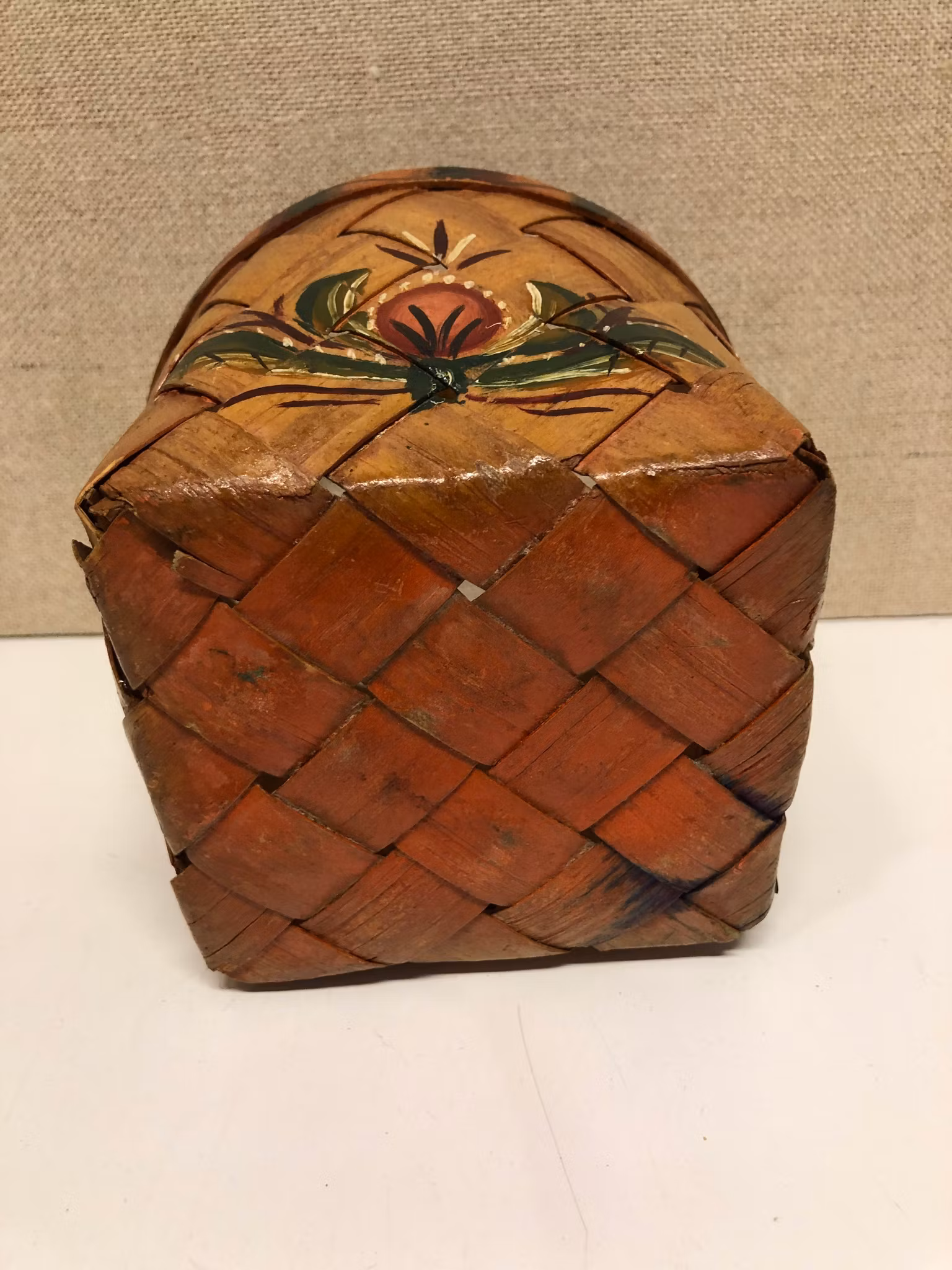 SPÅNKORG, bemålad, Mora, 1900-talets första hälft.
