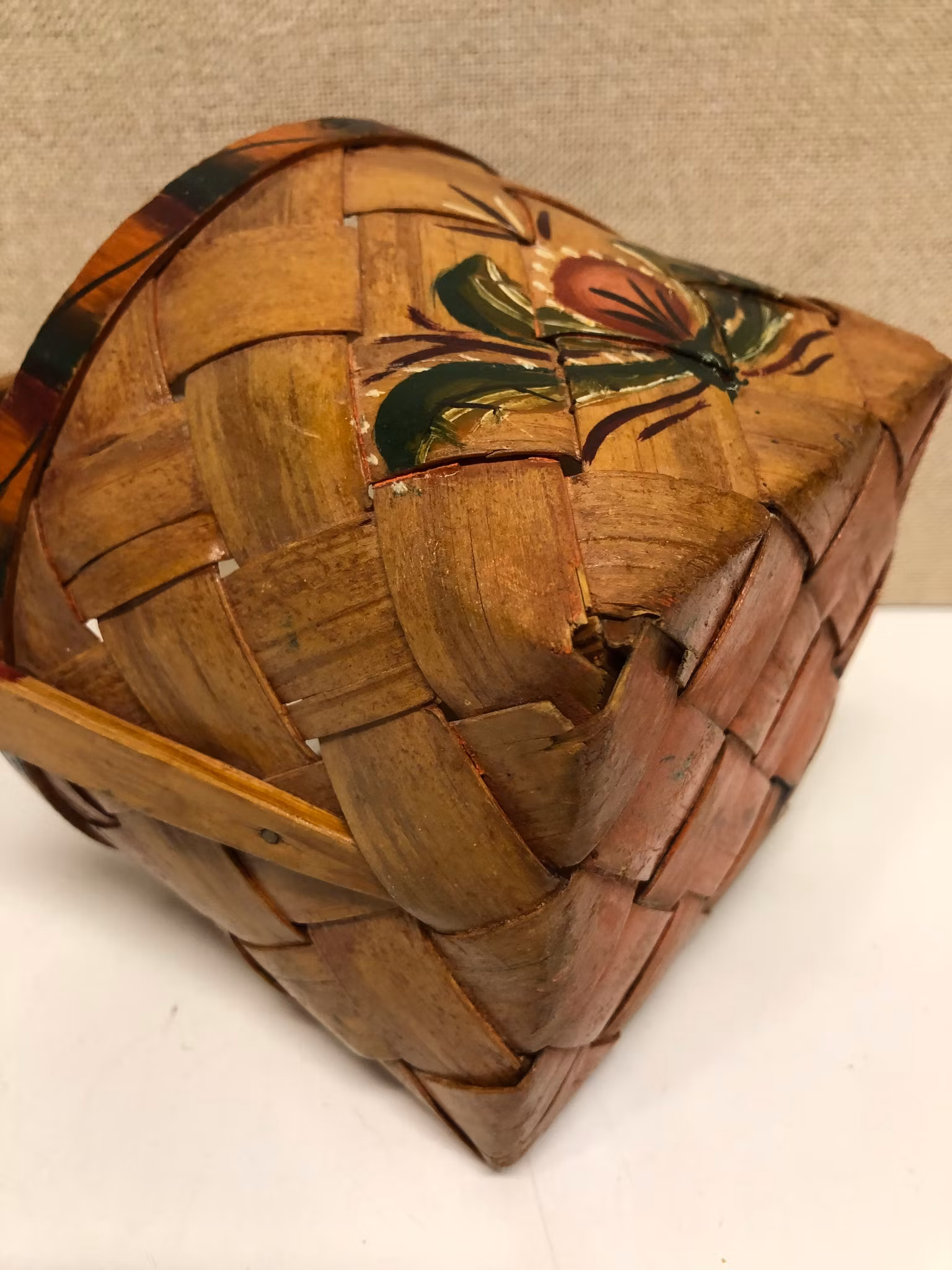 SPÅNKORG, bemålad, Mora, 1900-talets första hälft.