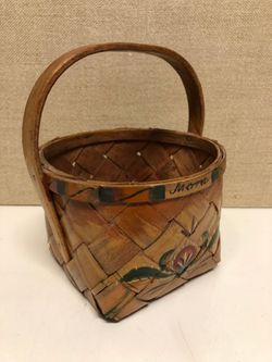 SPÅNKORG, bemålad, Mora, 1900-talets första hälft.