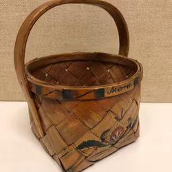 SPÅNKORG, bemålad, Mora, 1900-talets första hälft.