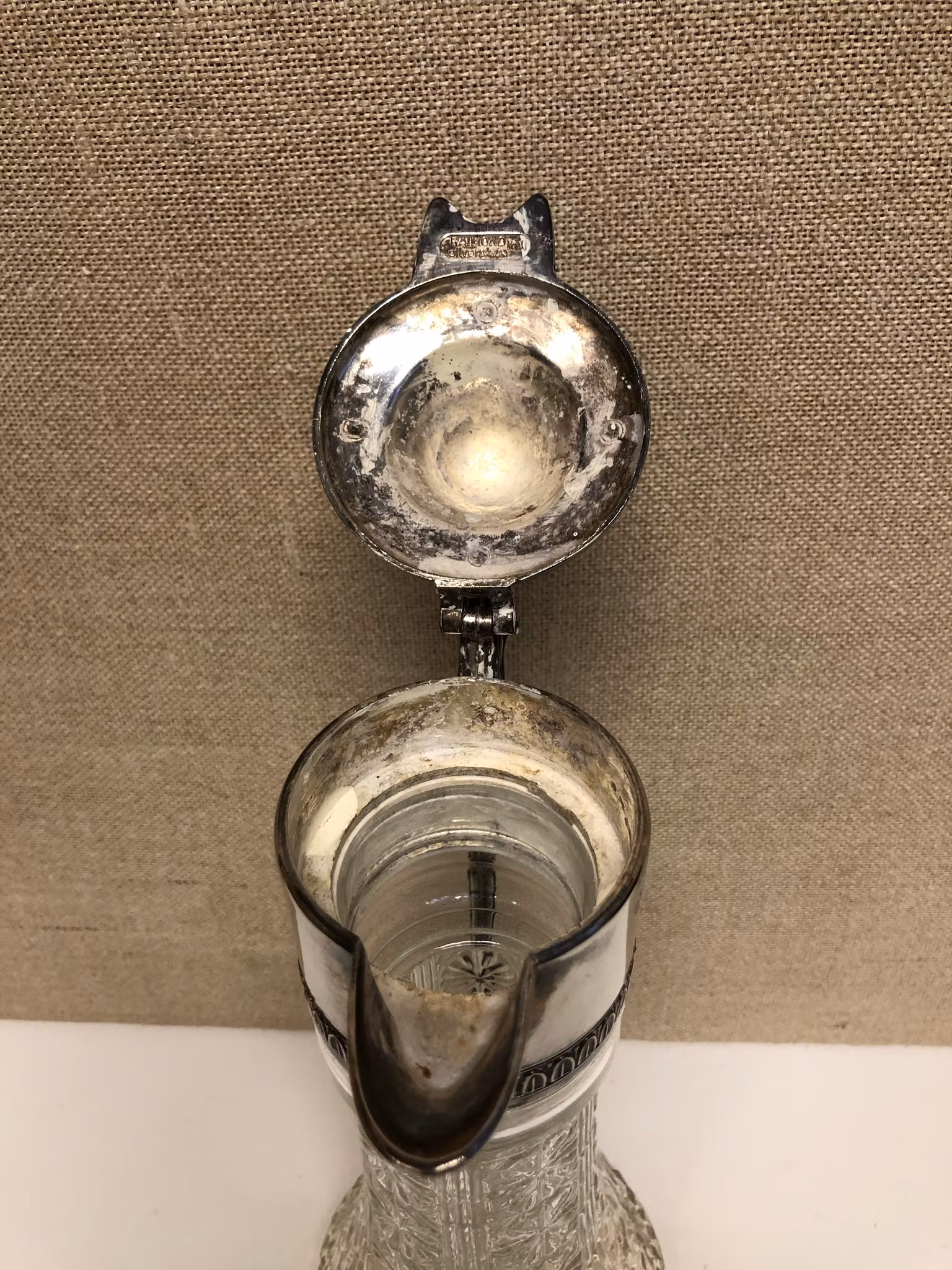 VINKANNA, glas/nysilver, Raimond, Italy, 1900-talets andra hälft.