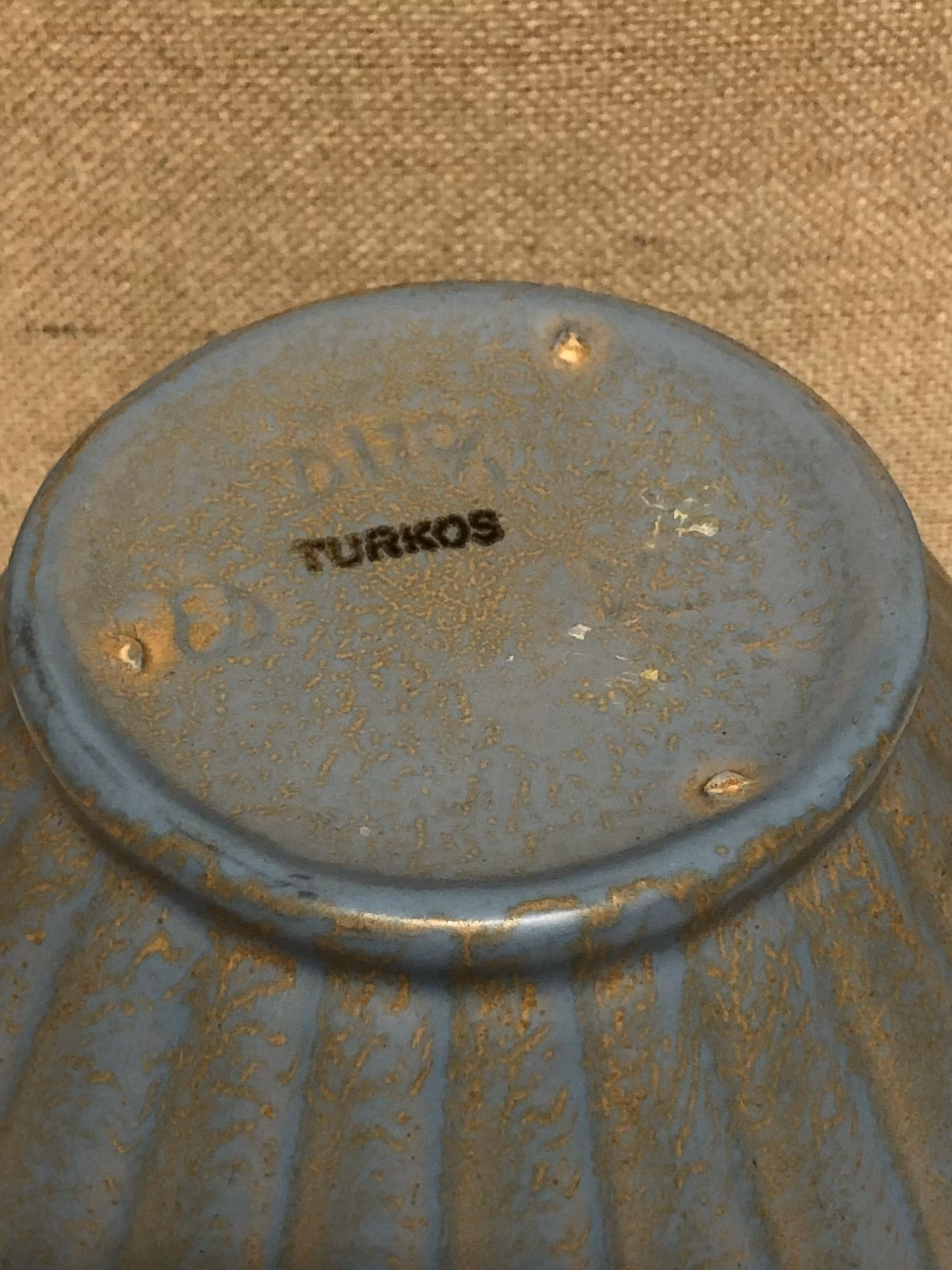 EWALD DAHLSKOG, Vas, stengods, "Turkos",  Bo Fajans, 1930-tal.