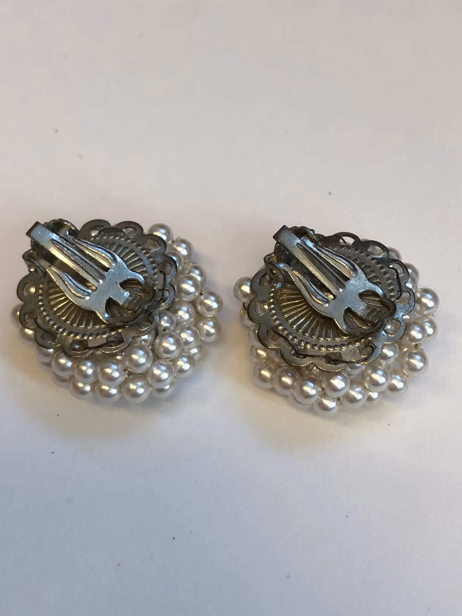 ÖRHÄNGEN, clips, plast, vintage 1950-60-tal