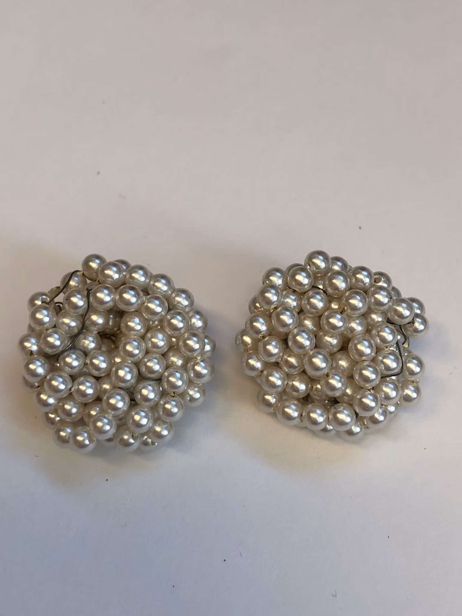 ÖRHÄNGEN, clips, plast, vintage 1950-60-tal