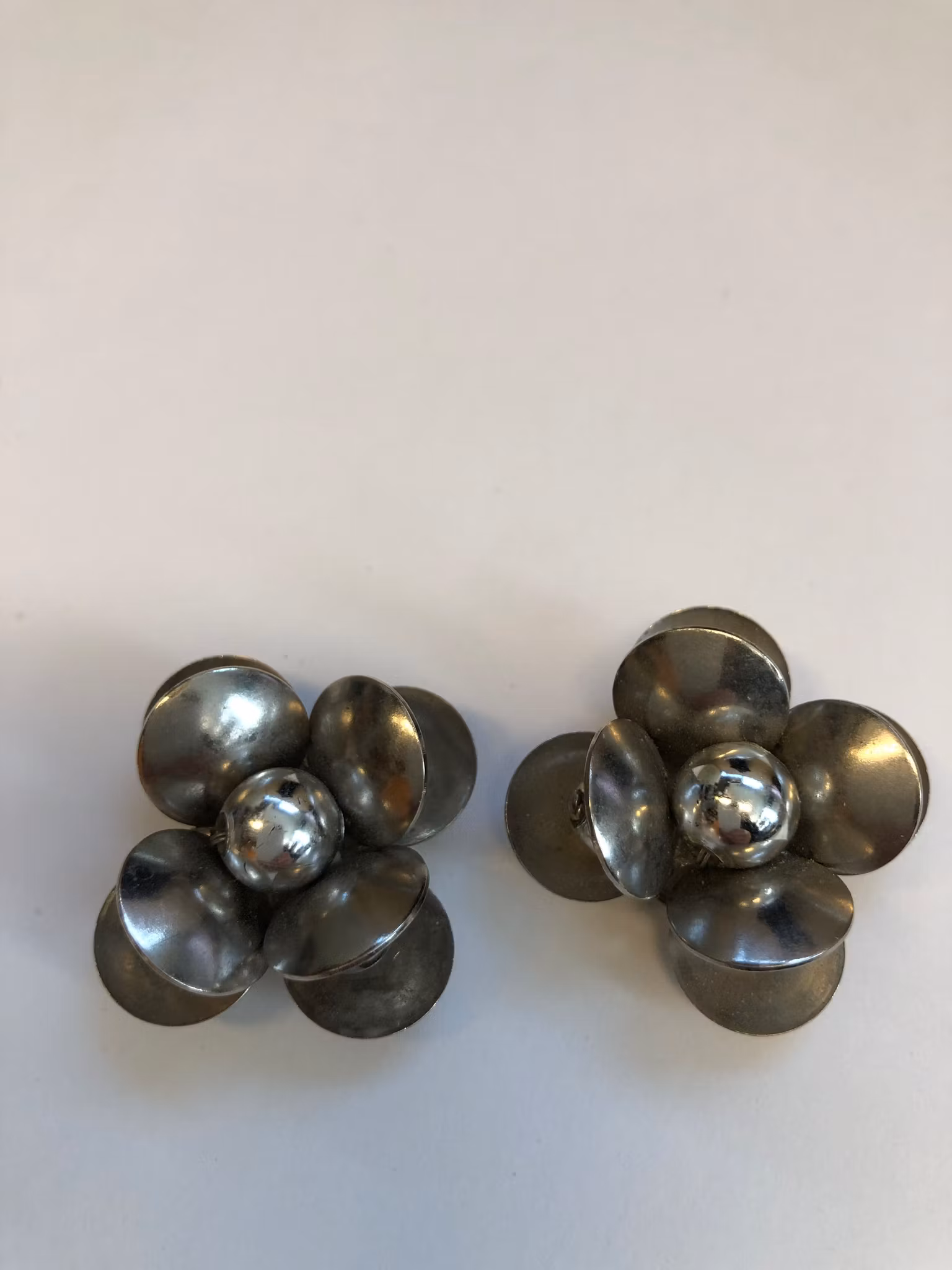 ÖRHÄNGEN, clips, metall, vintage 1950-60-tal