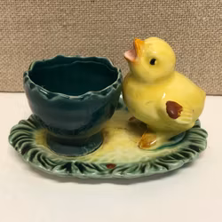EGG CUP, porcelain, second half of the 20th century.