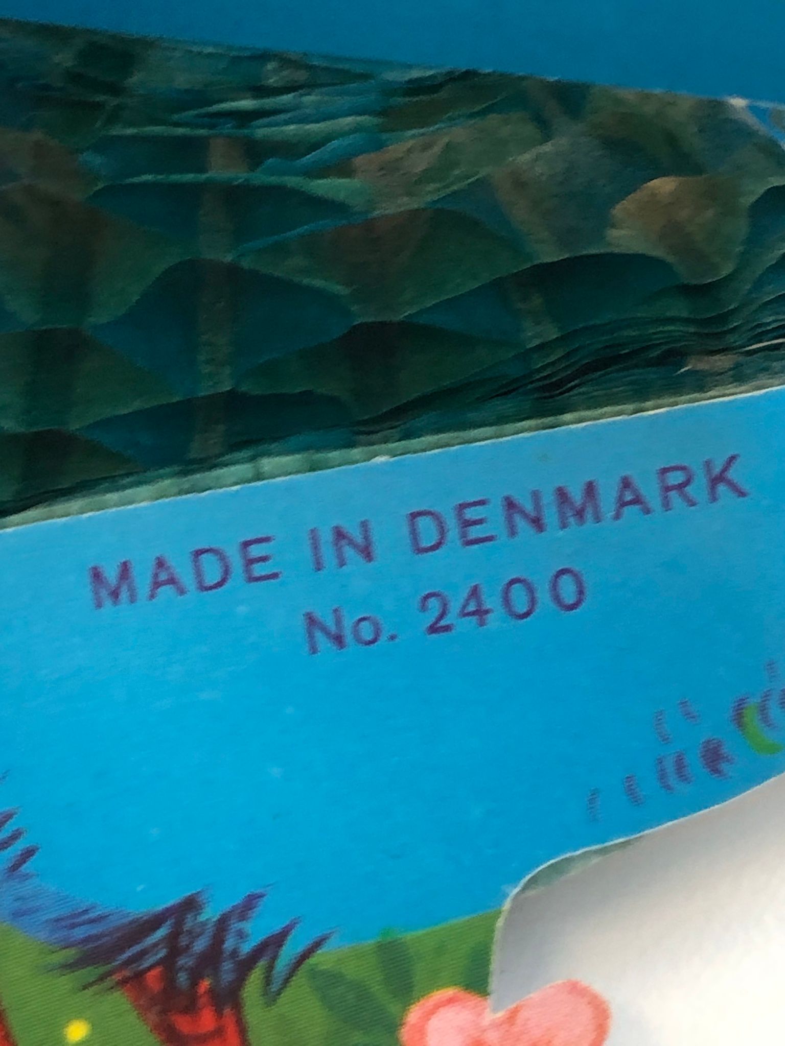 TUPP, HÖNA, KYCKLING, papper, Danmark, 1900-talets mitt.