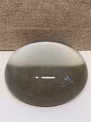 LETTERPRESS, glass, first half of the 20th century.